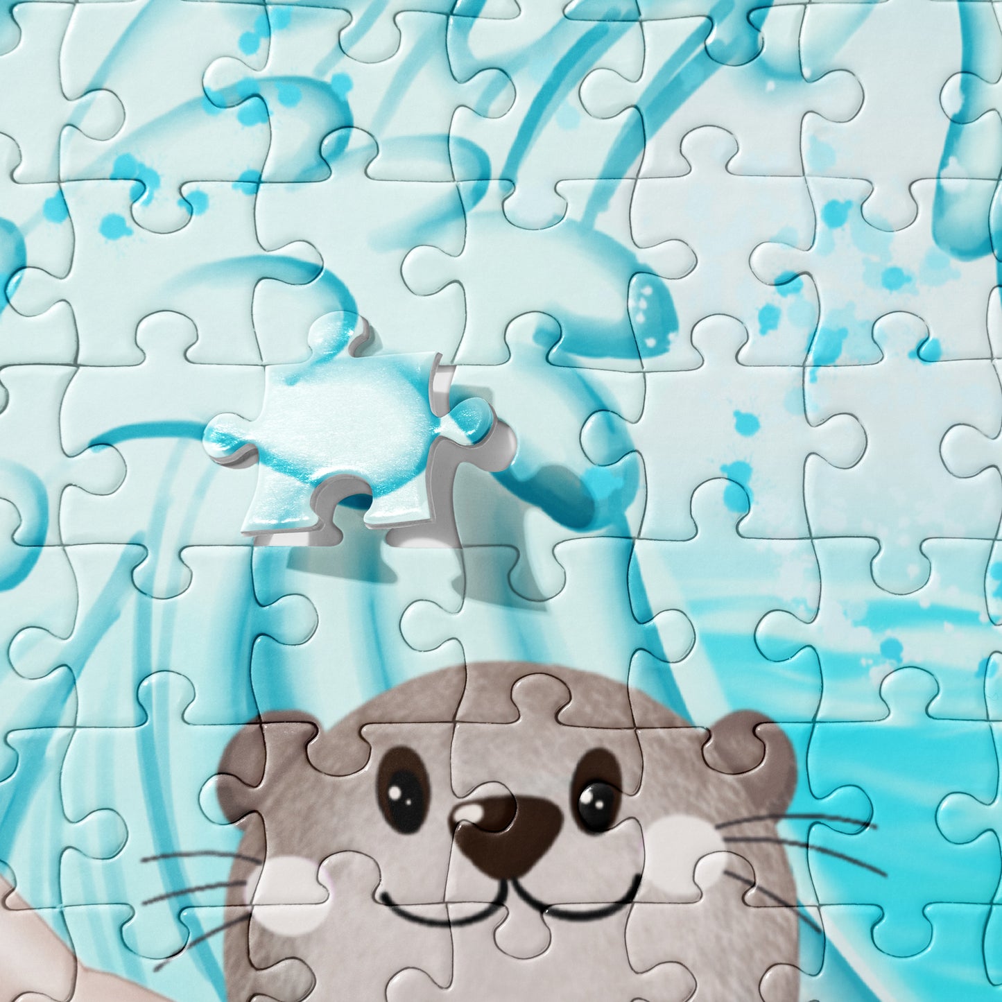 The Mermaid and the Otter Ocean Waves Puzzle